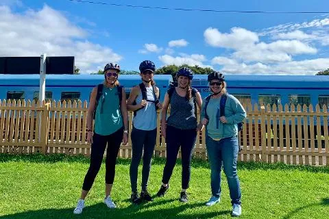 Bellarine rail trail riding