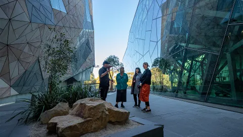 Cultural landmarks on the walking tour