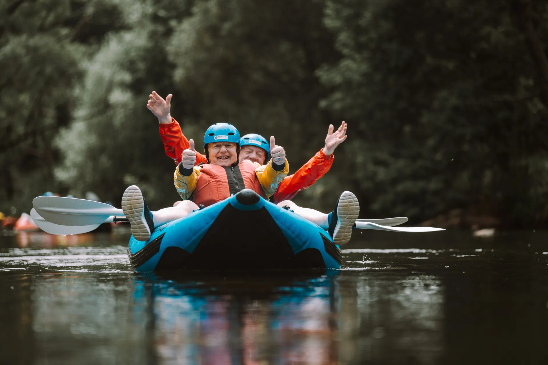 Whitewater packrafting at Bright