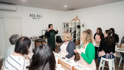 Scented candle workshop