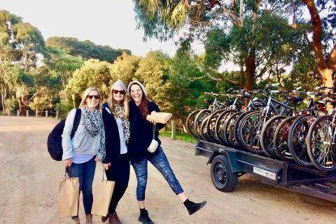 Vine trail cycling on the peninsula