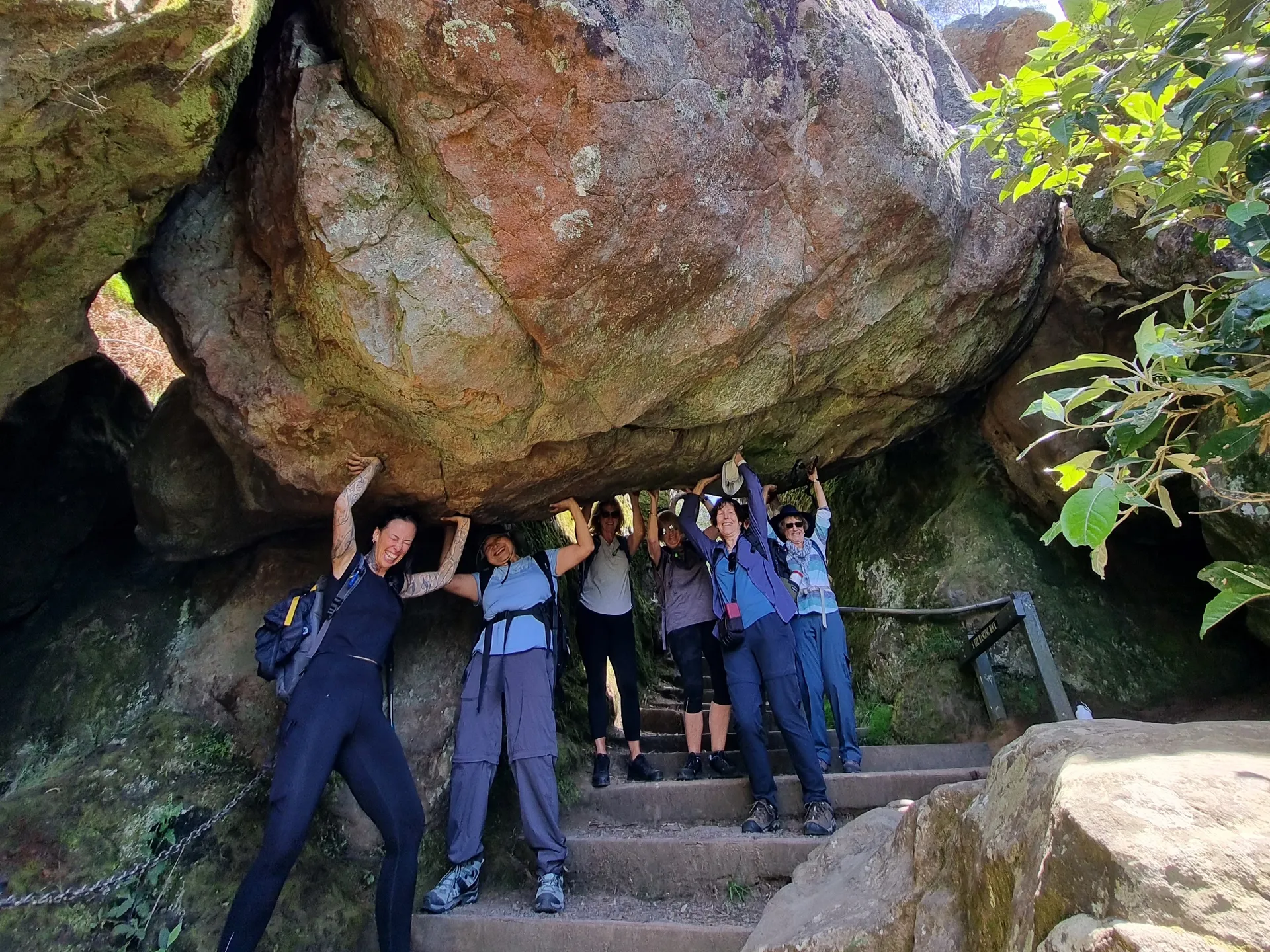 Happy walking group at Daylesford