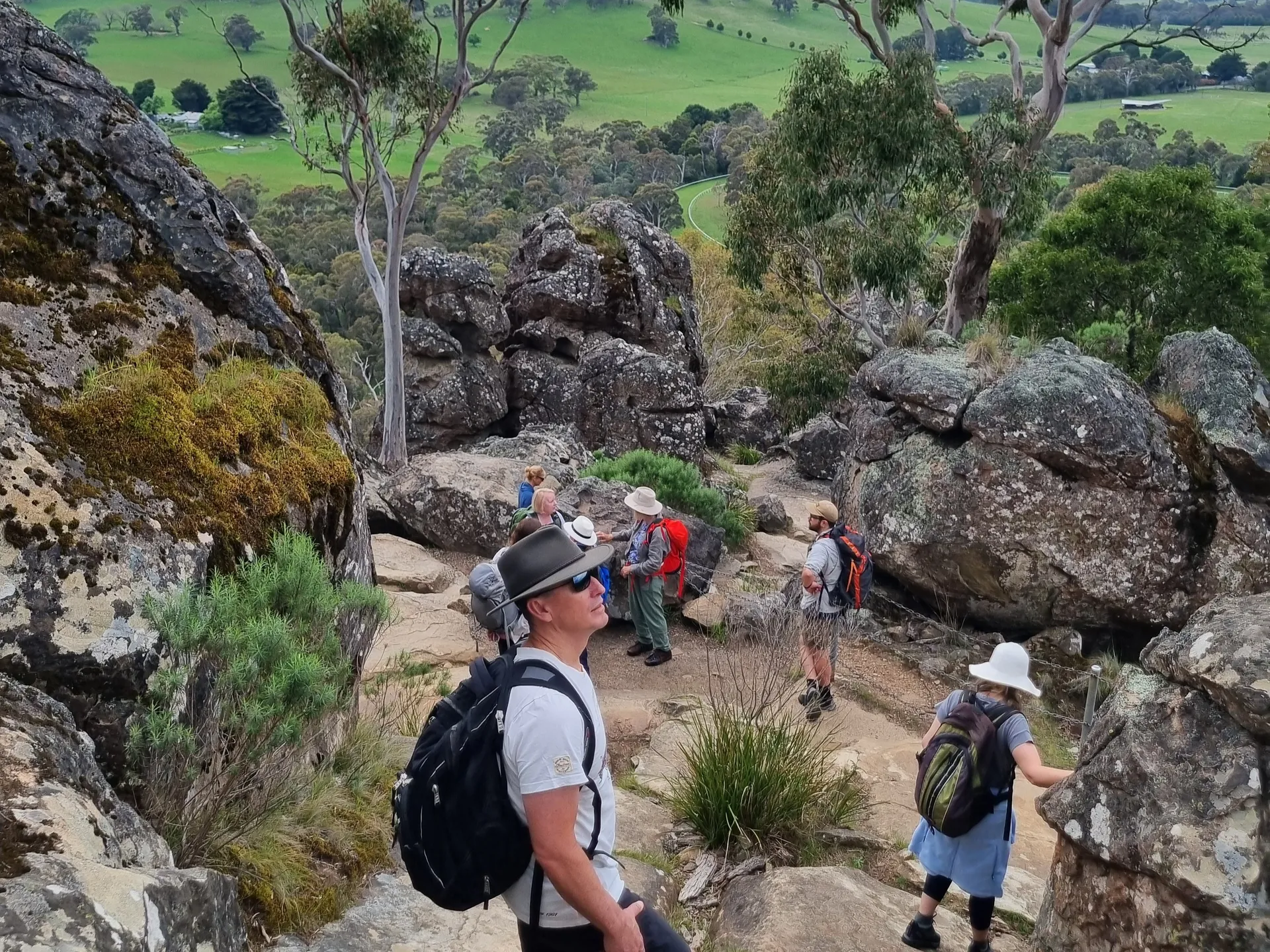 Guest walking the Daylesford Goldfields track