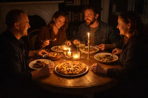 Dinner at Eynesbury Homestead