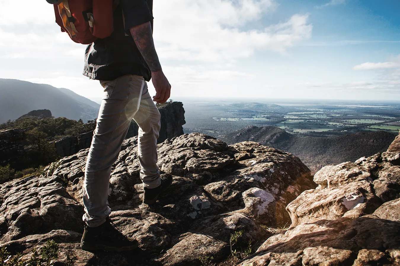 Lookout view over the Grampians