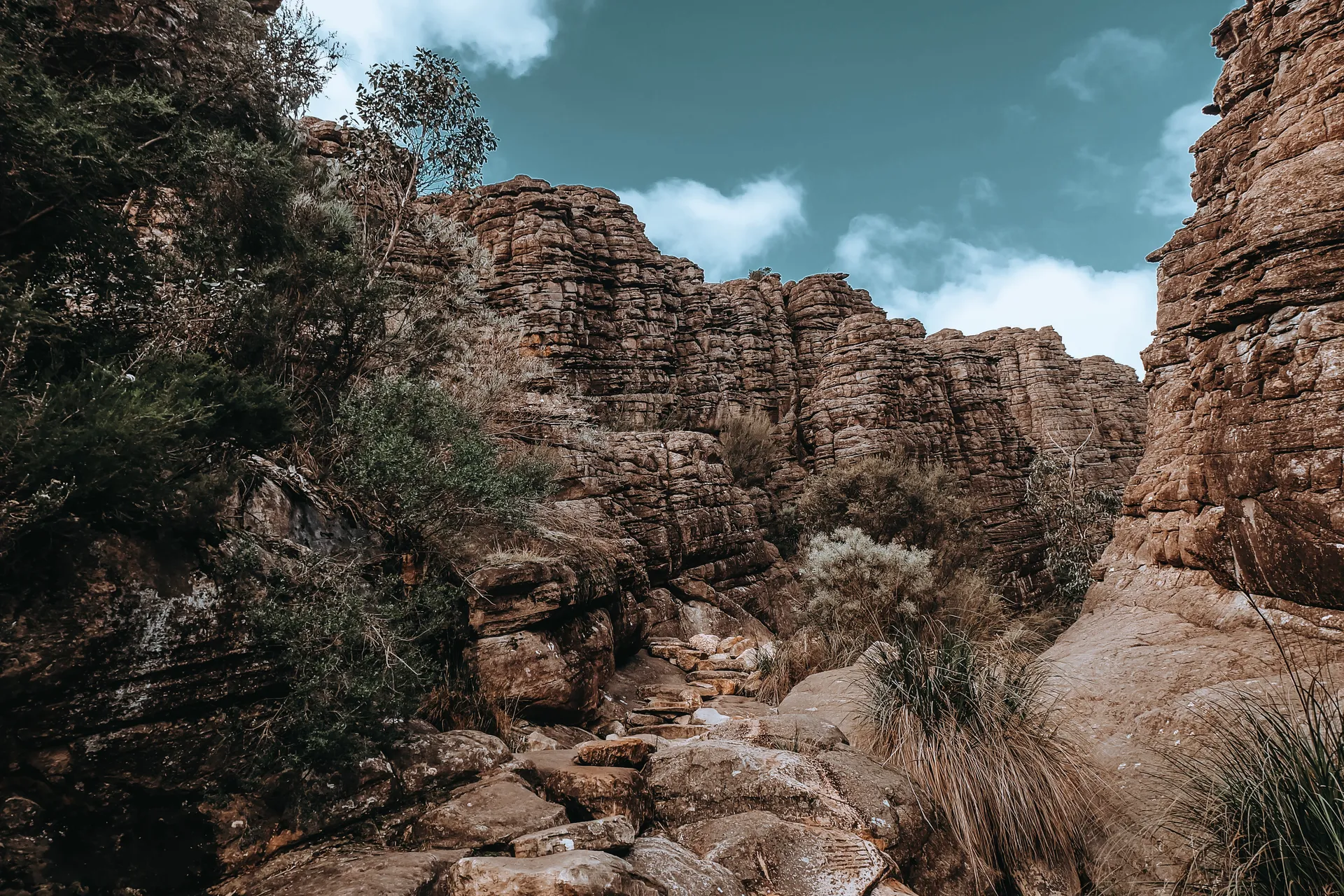 Panoramic view in the Grampians National Park
