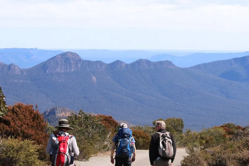Panoramic walking views in the Grampians