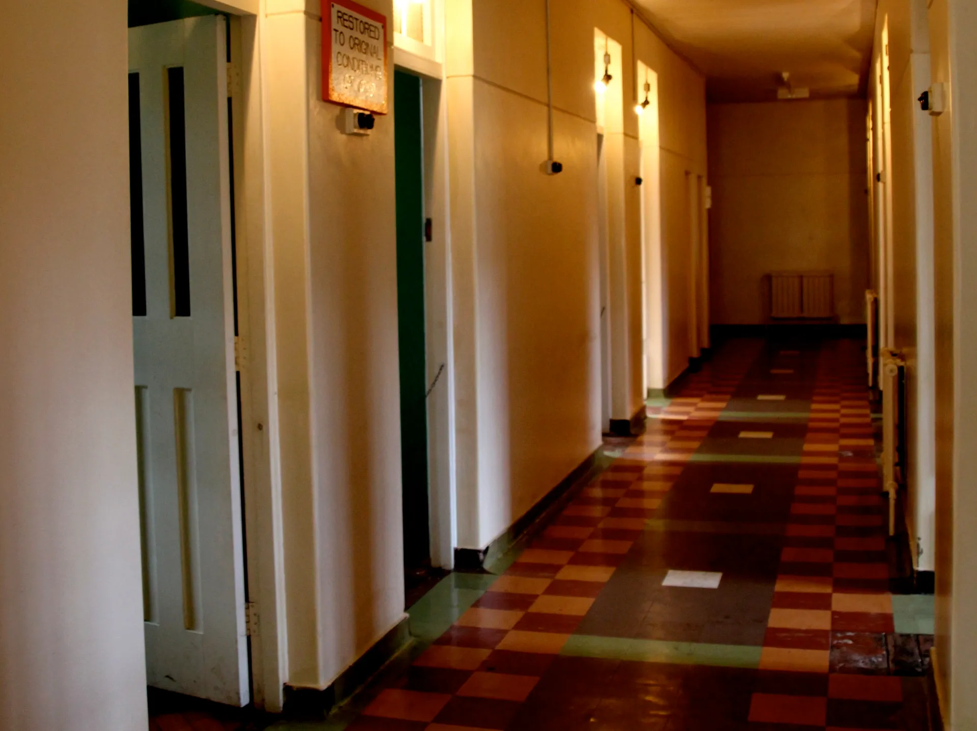 J Ward west wing corridor
