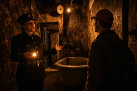 Historic bathroom at J Ward