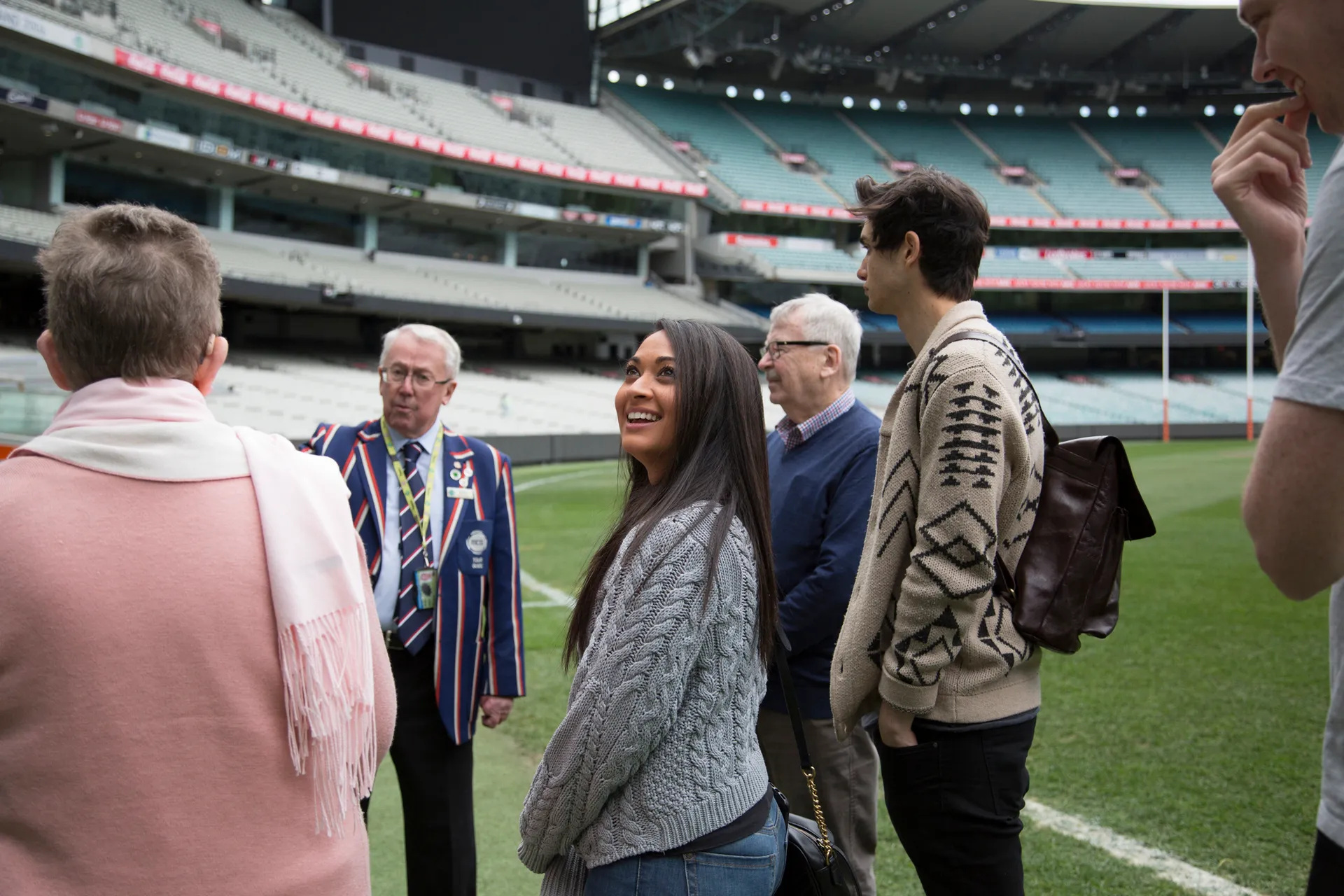 The Melbourne Cricket Ground stands
