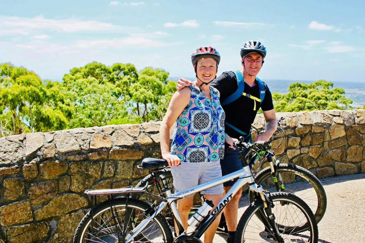 Arthurs Seat views on the Mornington cycle tour