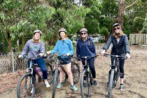 Girls day out cycling the peninsula