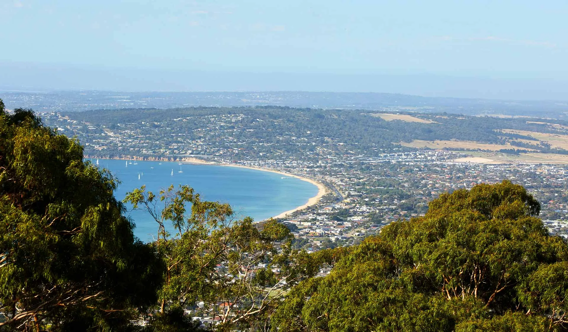Arthurs Seat lookout on the tour