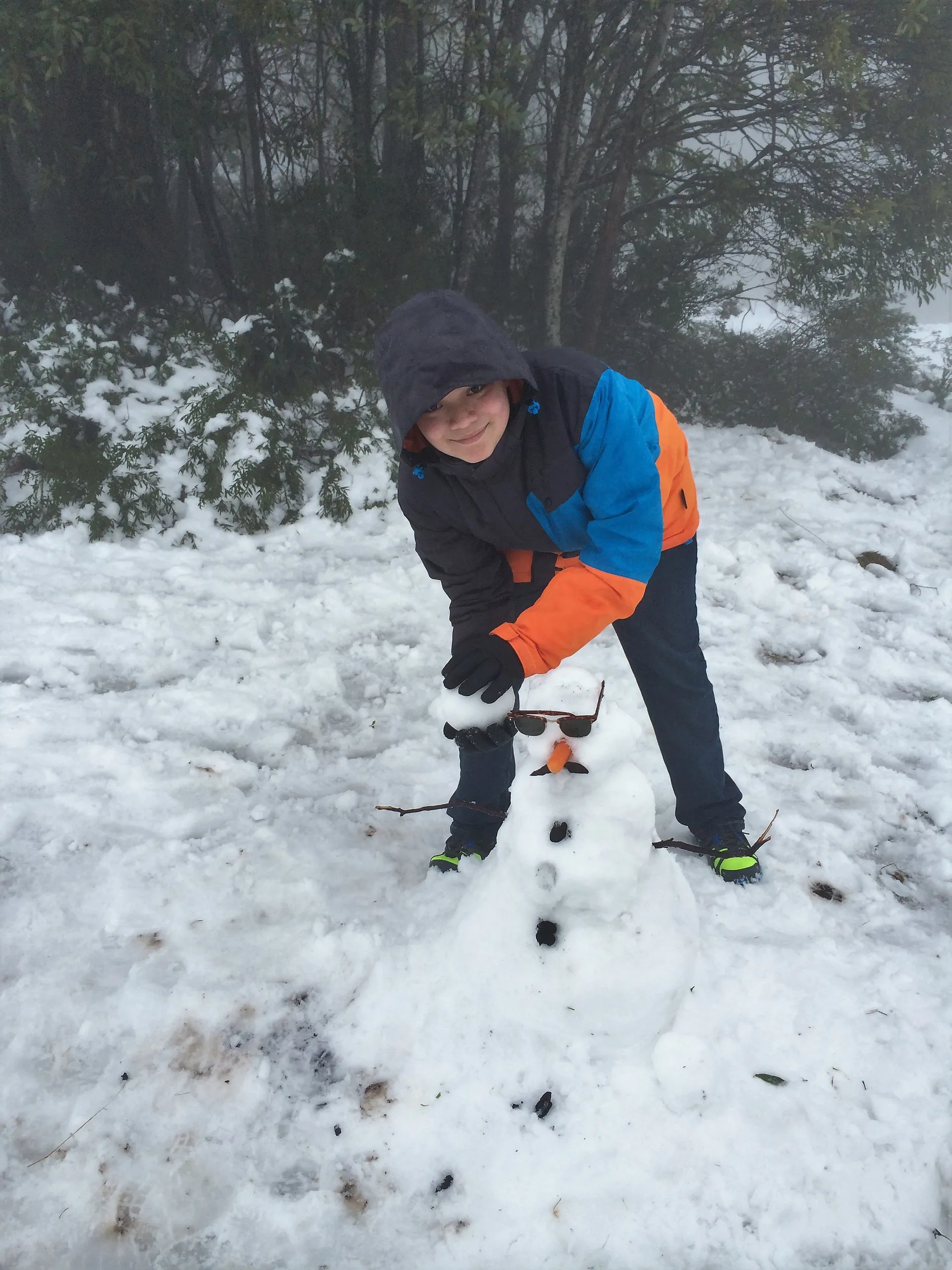 Snow play at Mt Buller