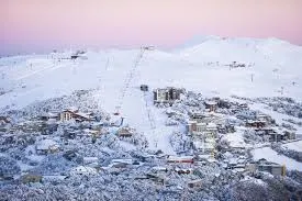 Guests in the snow at Mt Buller