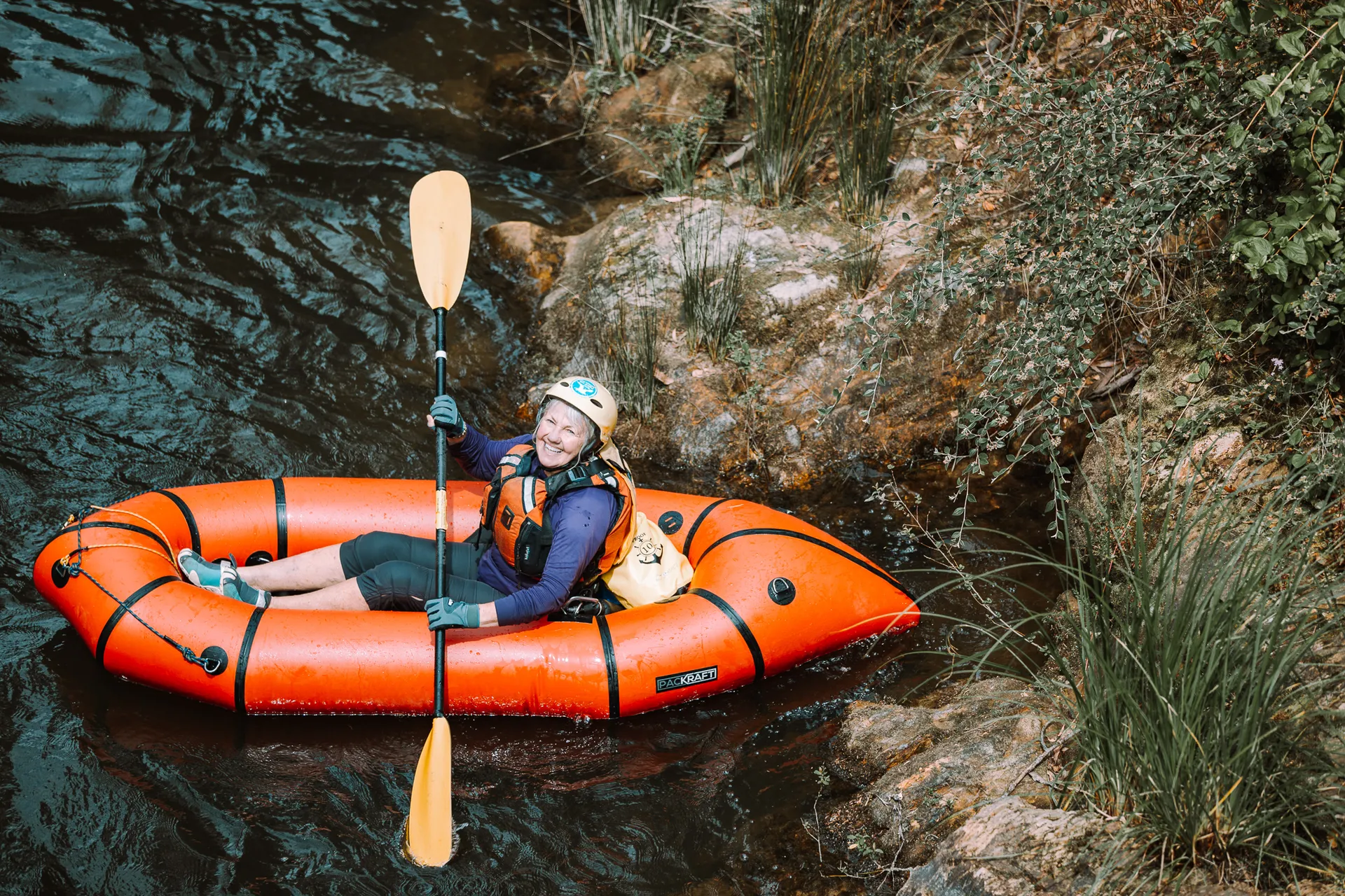 Packrafting trip on the Ovens River