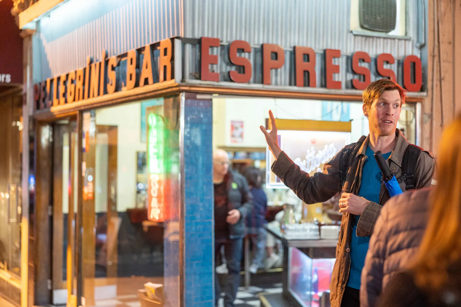 Evening street food on the night bites tour