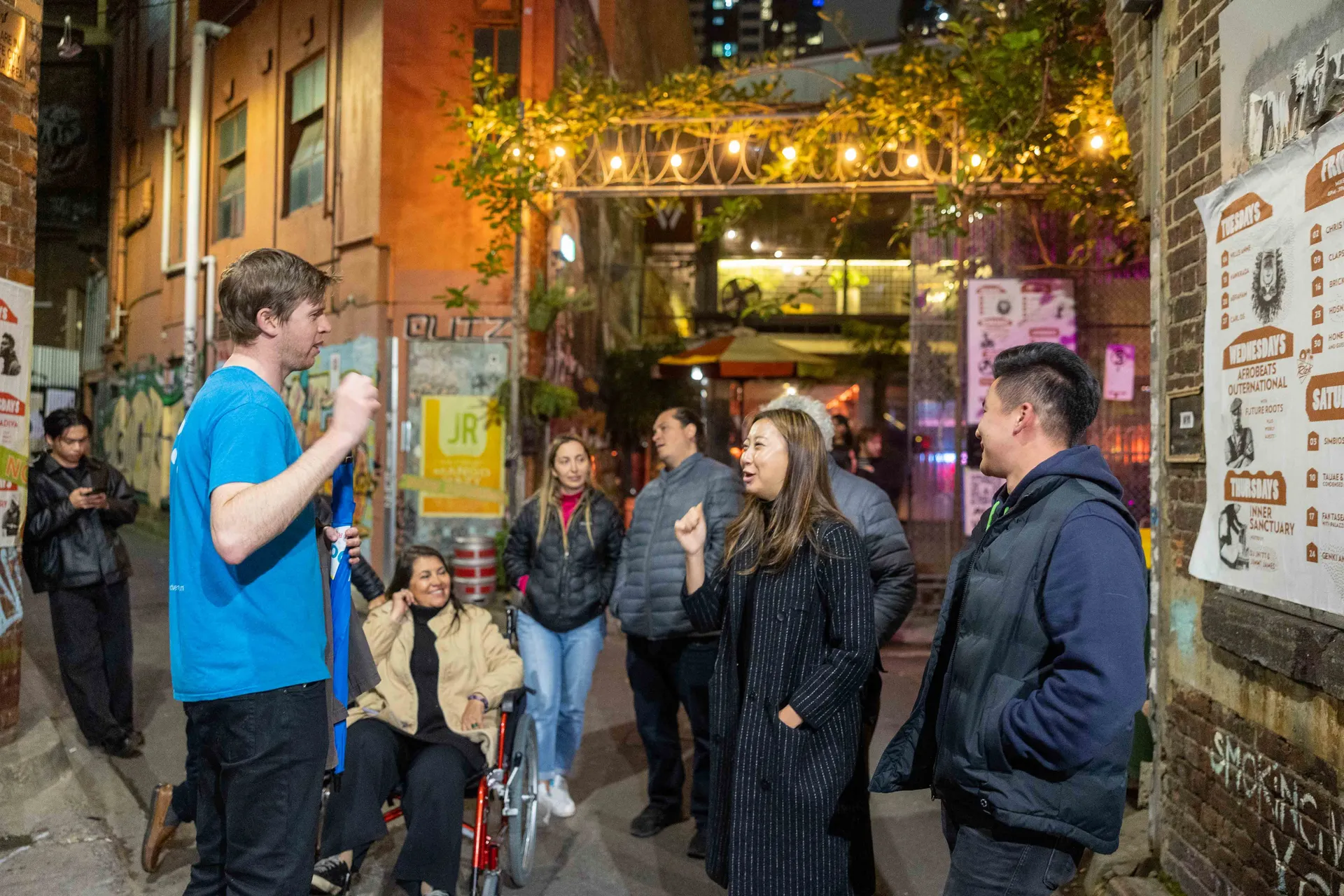 Melbourne nightlife food crawl