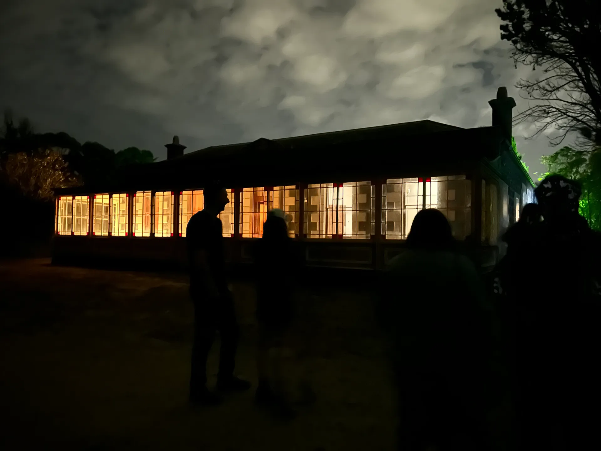 The homestead at night