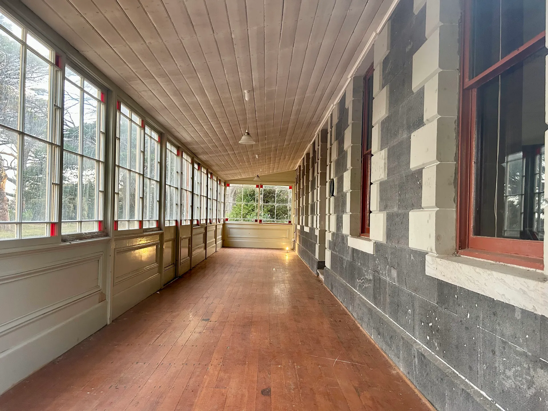 The sunroom at Point Cook Homestead