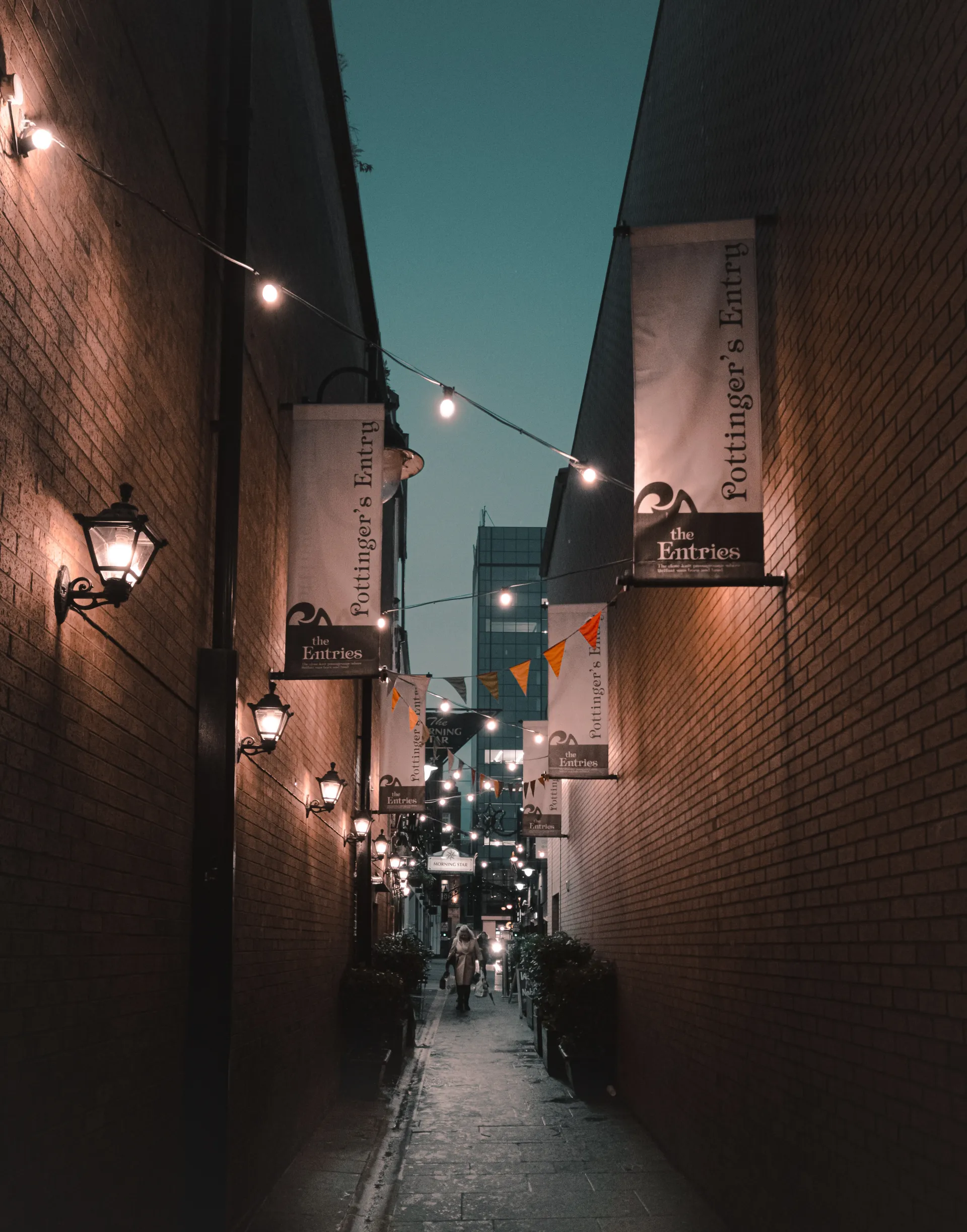Melbourne street at night on the self-guided hunt