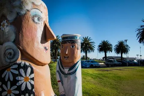 Geelong waterfront on the tour