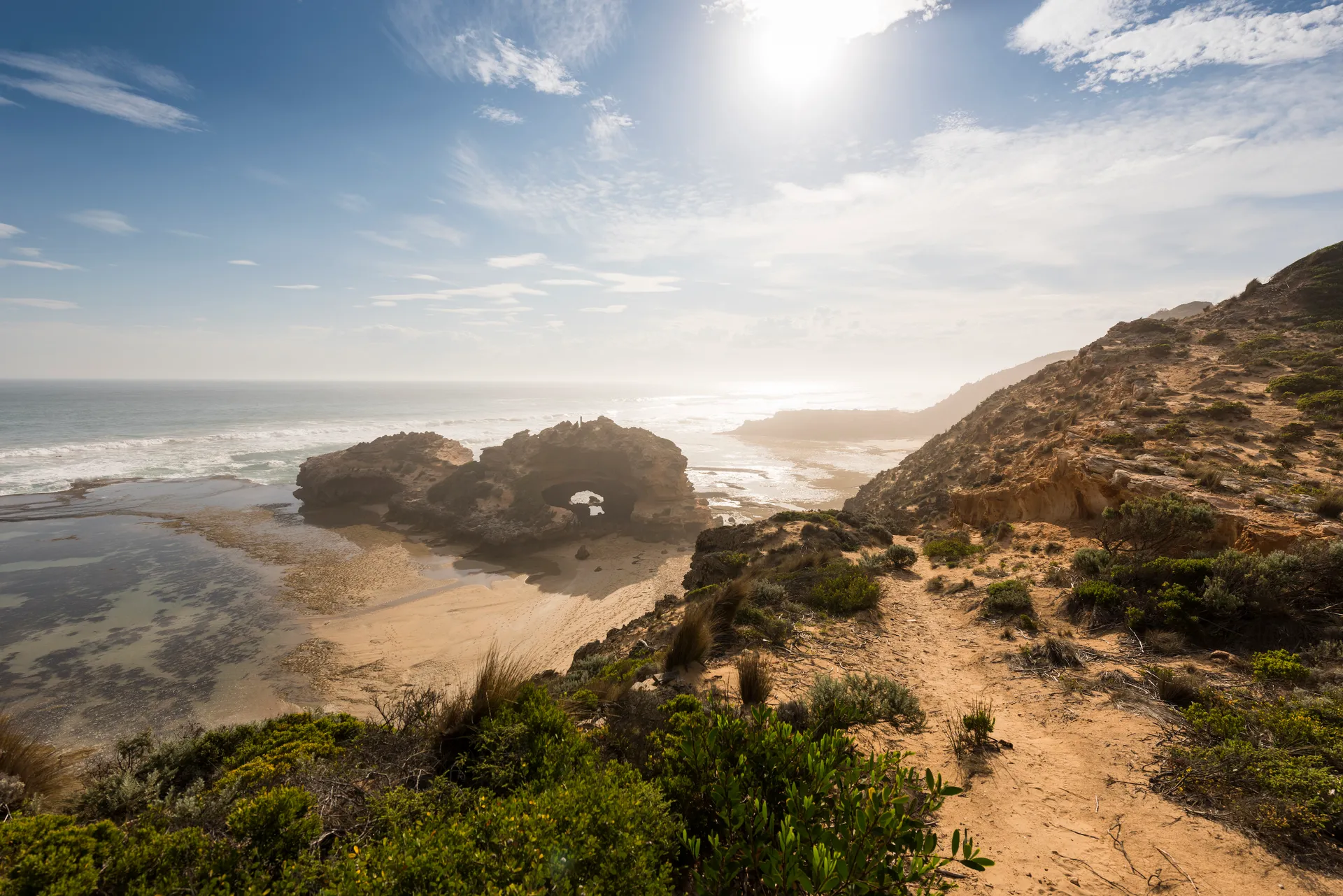 The Mornington Peninsula coastline