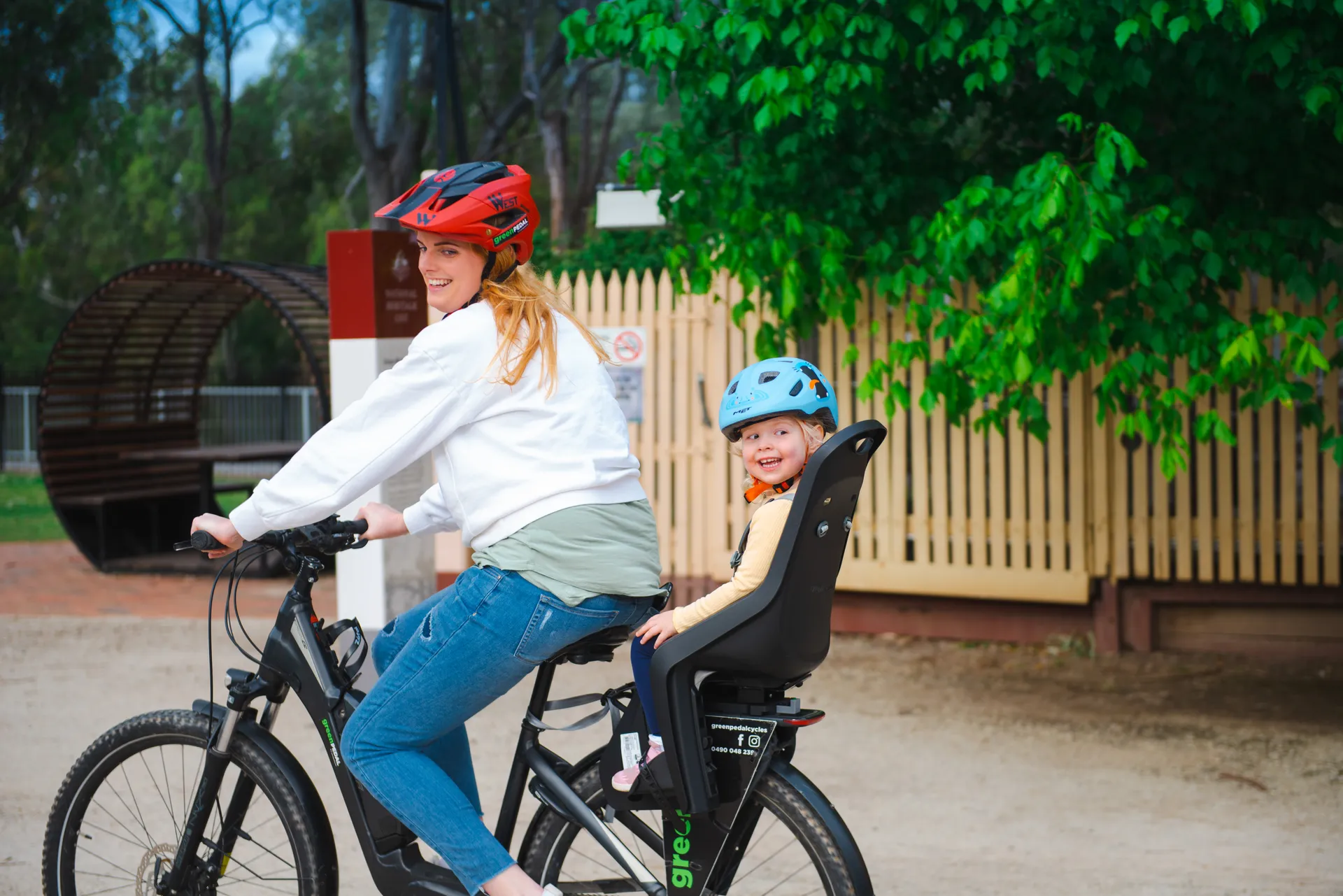 Full day e-bike riding near Echuca
