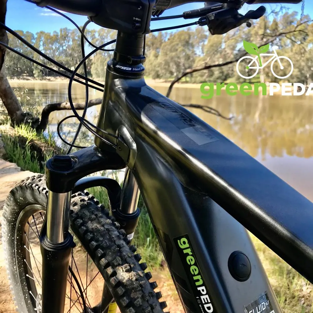 A mountain bike ready for a trail