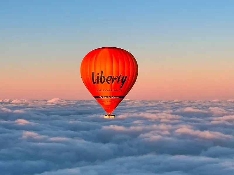 Aerial view over Geelong and the Bellarine