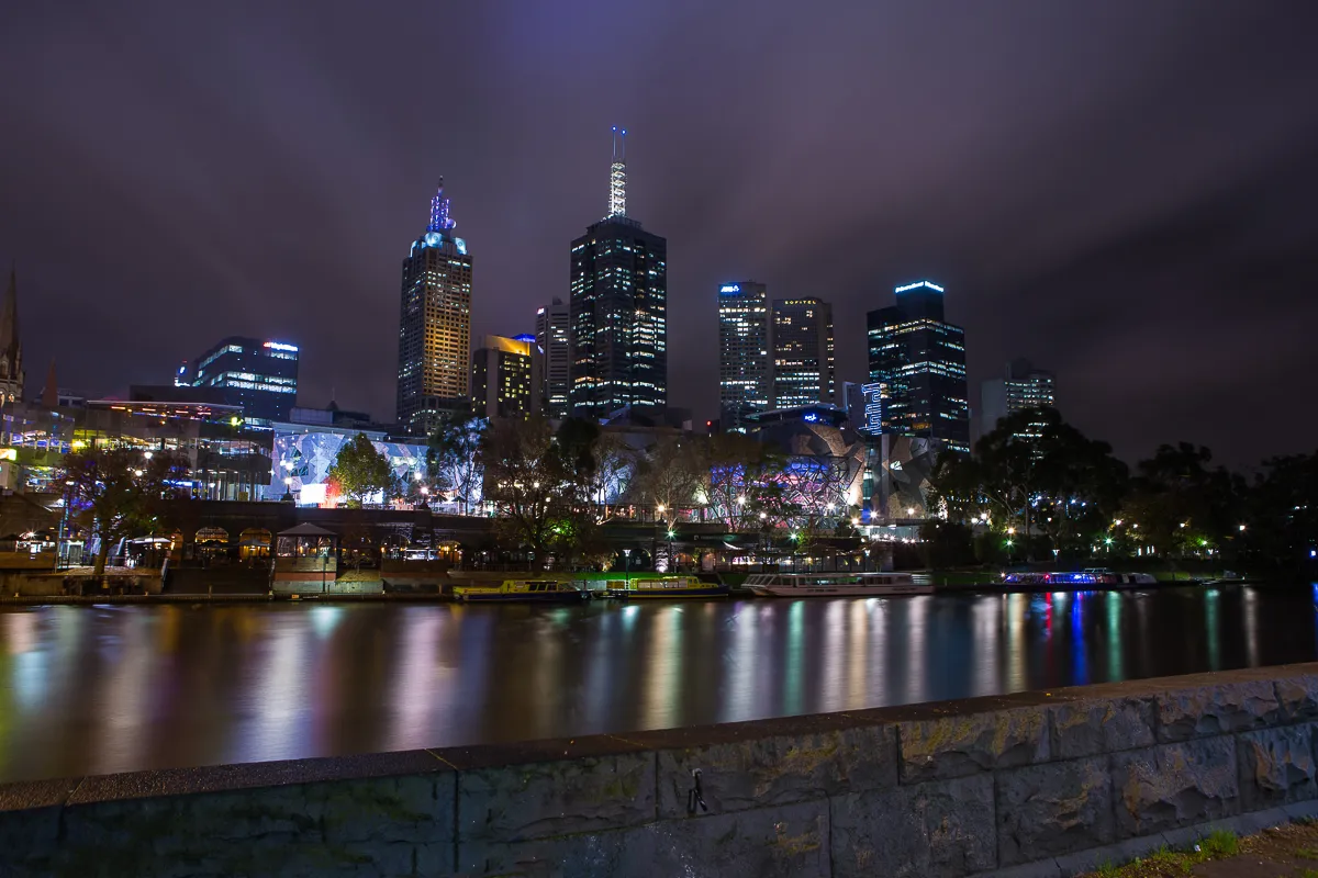 Night scene from the photo workshop