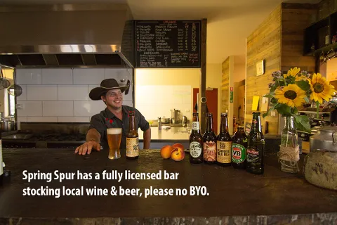 The bar at Spring Spur