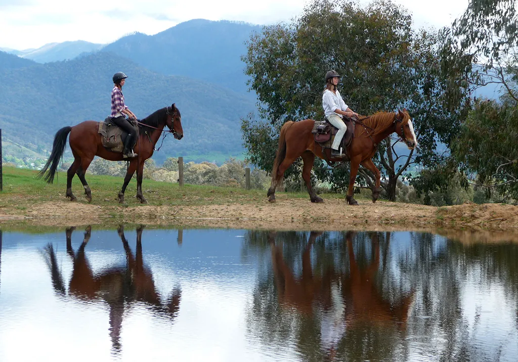Riding guests at Spring Spur