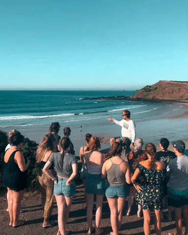 Surf check on the Mornington Peninsula