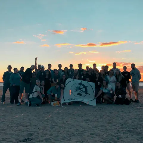 Welcome to Melbourne anniversary group photo