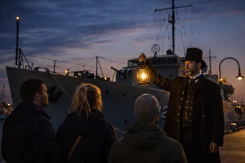 HMAS Castlemaine on the Williamstown ghost tour