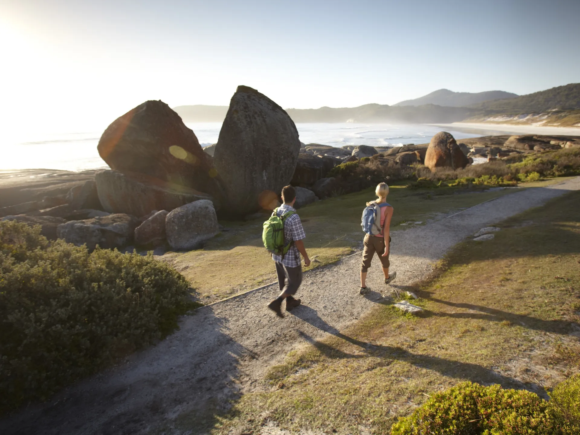 Squeaky Beach and granite coast at Wilsons Promontory