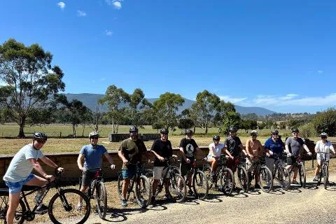 Wine tasting after the ride