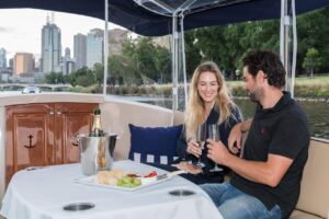 1.5Hr Yarra River Wine and Cheese Cruise for up to 6 People – Departing Docklands