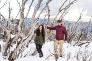 Lake Mountain Snow mountain  with Chocolate and waterfall on sale now 109 aud